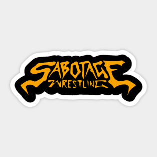 Sabotage Wrestling original logo Sticker